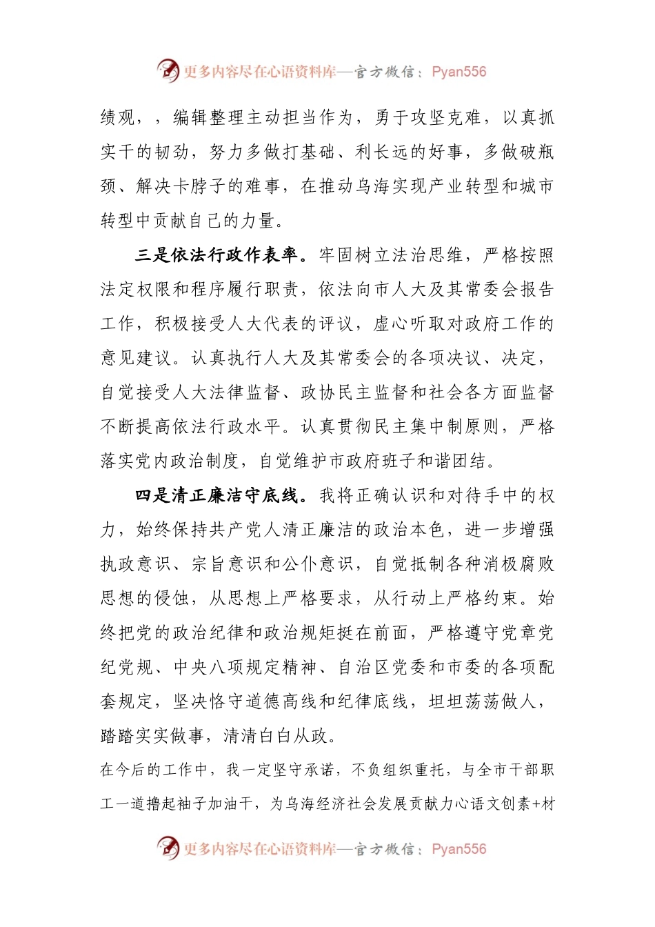 担任副市长时的表态发言.docx_第2页