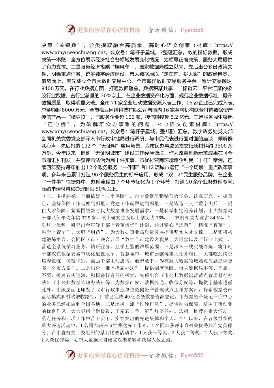 市大数据局党组书记2024年述职述廉述党建工作报告.docx_第2页