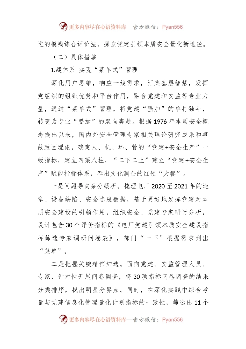 推进“党建+安全生产”纵深发展经验材料.docx_第2页