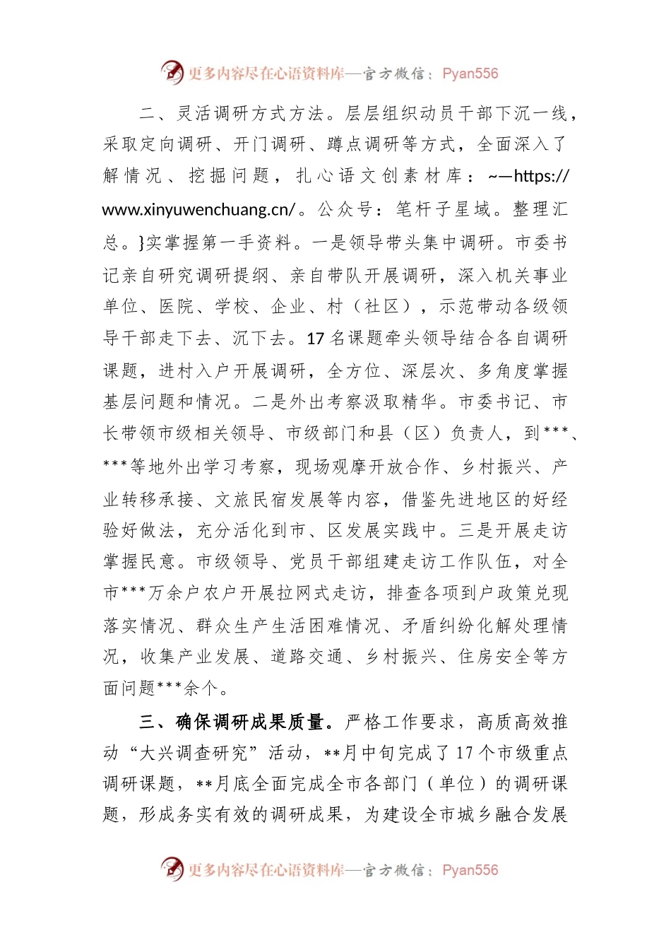 市大兴调查研究经验材料.docx_第2页