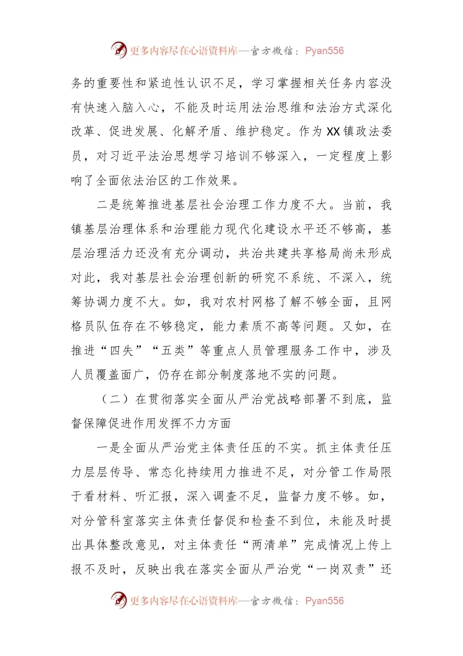 市委巡视整改专题民主生活会个人发言提纲.docx_第2页
