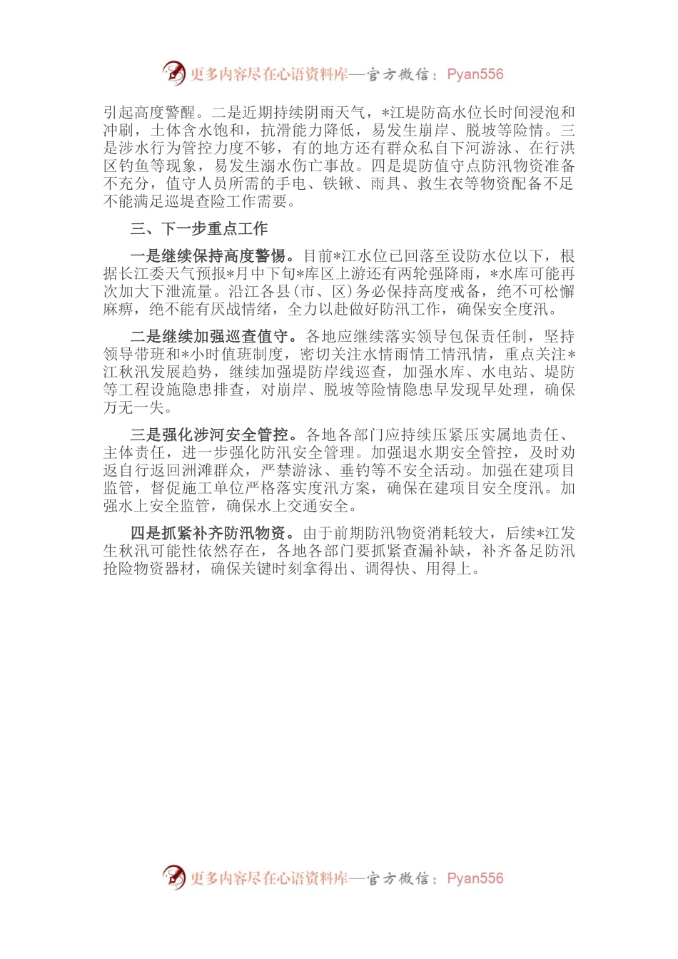 市水利和湖泊局关于防汛工作督导检查情况报告.docx_第2页