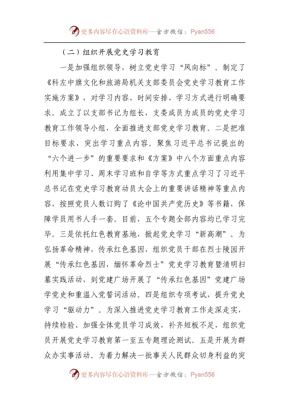 支部委员会班子党史学习教育专题组织生活会对照检查材料.docx_第2页
