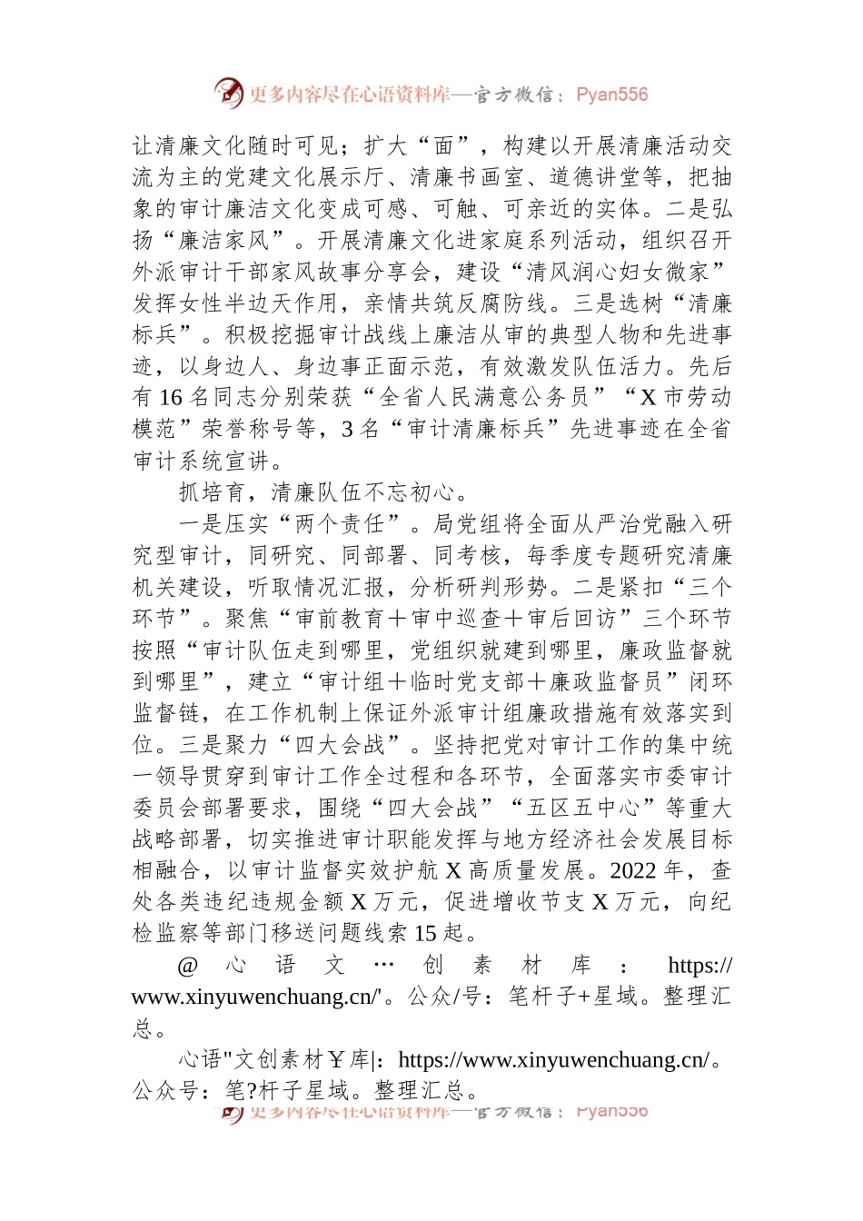 市审计局在全市党建工作会议上作交流发言.docx_第2页