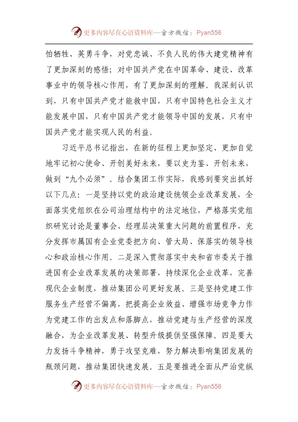 某国企党委书记党史学习教育专题组织生活会个人检视材.docx_第2页