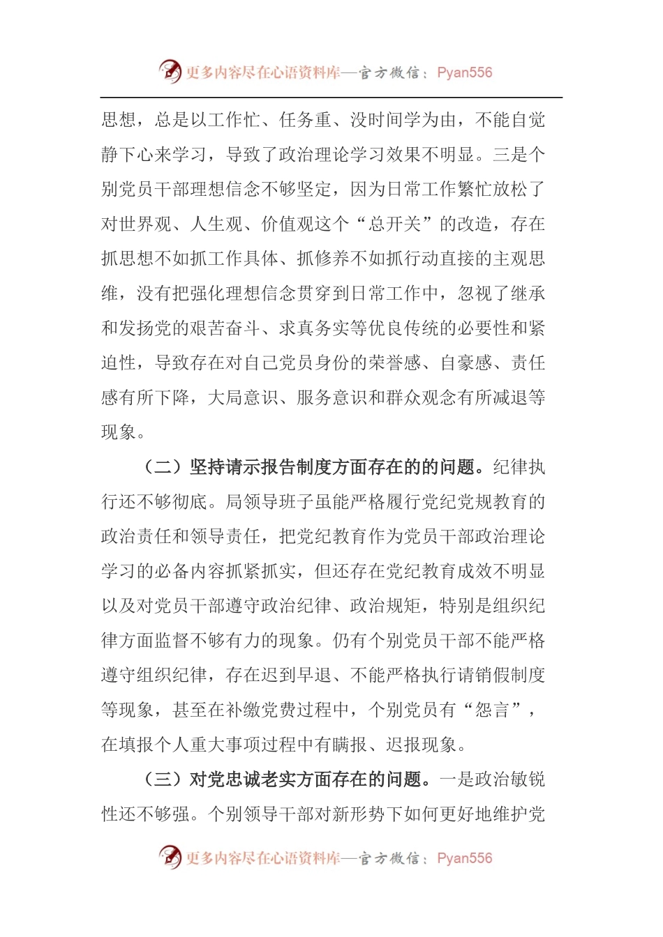 民主生活会领导班子对照检查材料(1).docx_第2页
