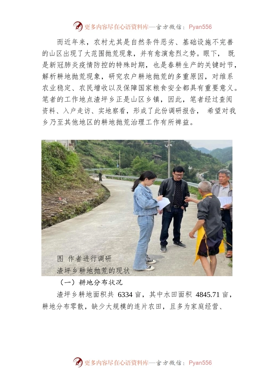 渣坪乡农户耕地抛荒现象研究.docx_第2页