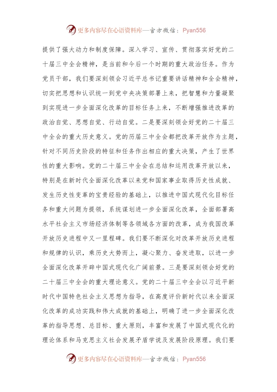深学细研强思想主动作为抓落实切实推动党的二十届三中全会精神落地见效.docx_第2页