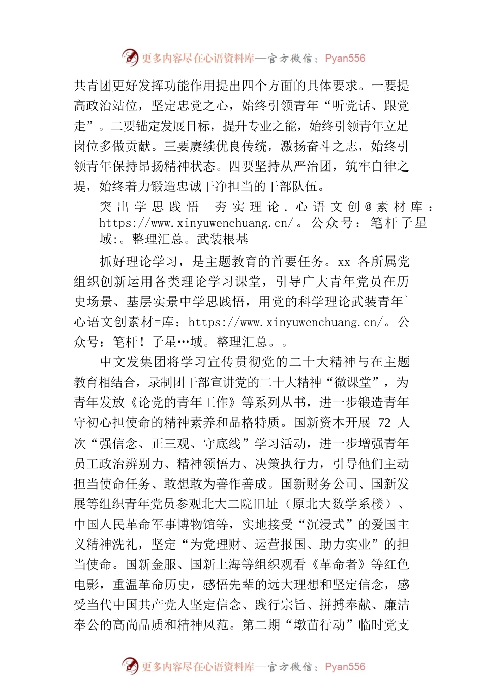 深学细照笃行 凝聚青春力量 推动主题教育在青年党员群体中入脑入心、走深走实.docx_第2页