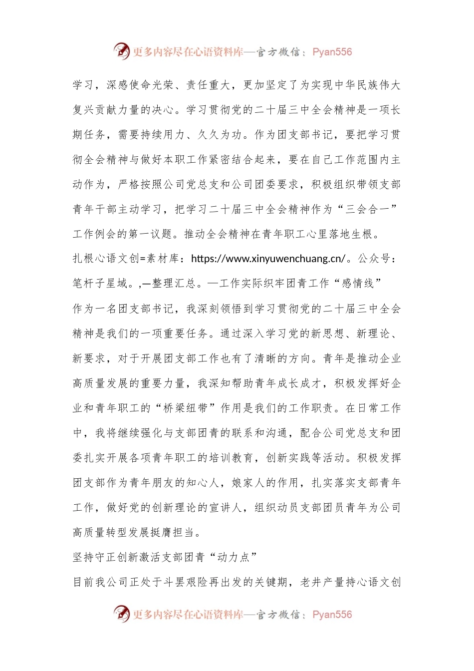 某公司支部书记学习党的二十届三中全会心得体会.docx_第2页