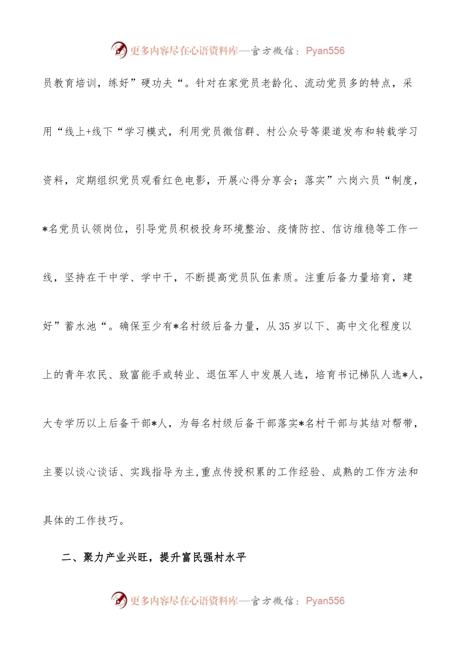 村党支部：高标准建强基层组织 高质量助力乡村振兴.docx_第2页