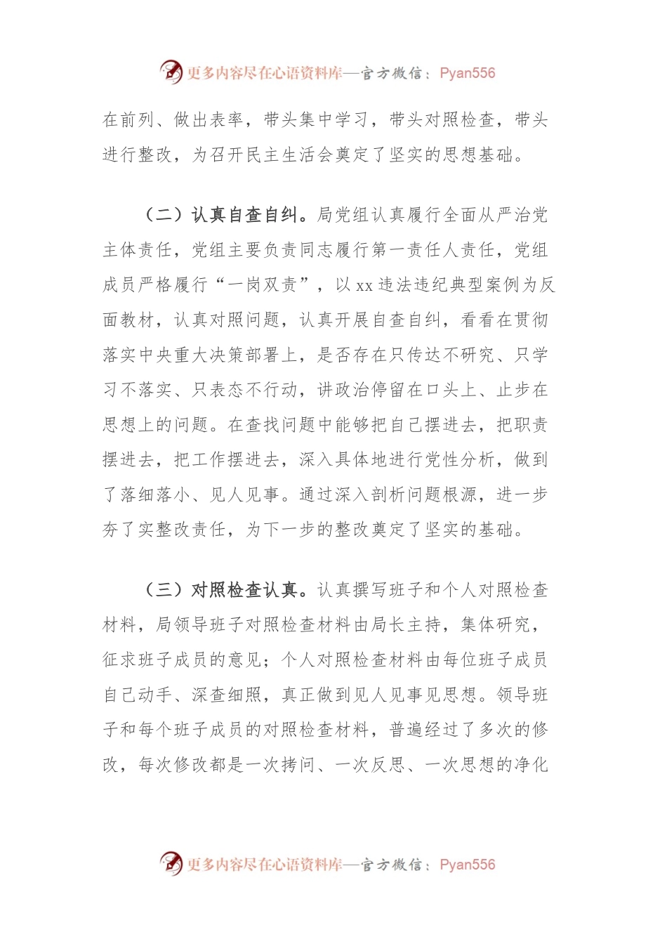 民政局关于2024年专题民主生活会情况报告.docx_第2页