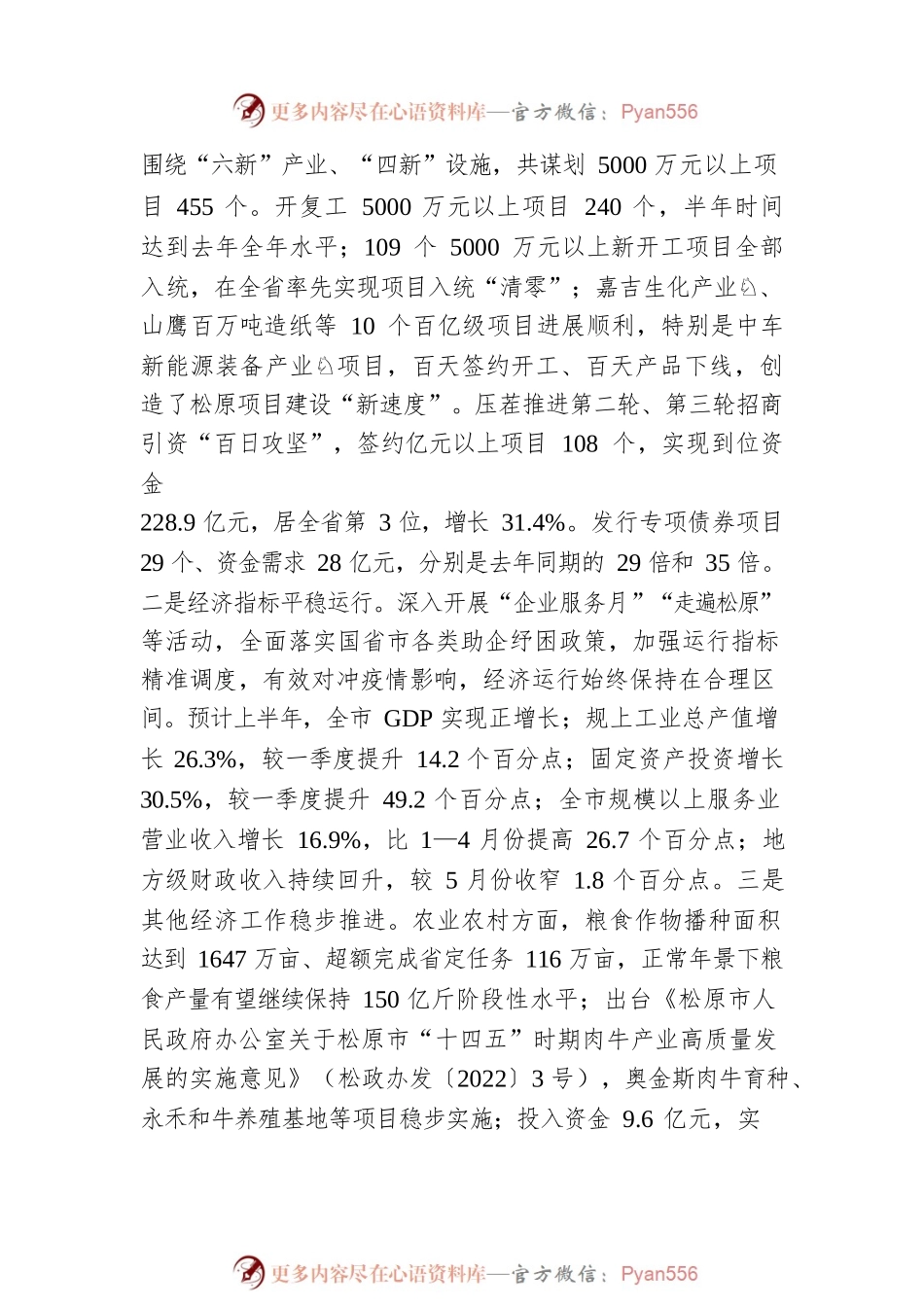松原市市长陈强：在市政府七届一次全体会议上的讲话（20220808）.docx_第2页
