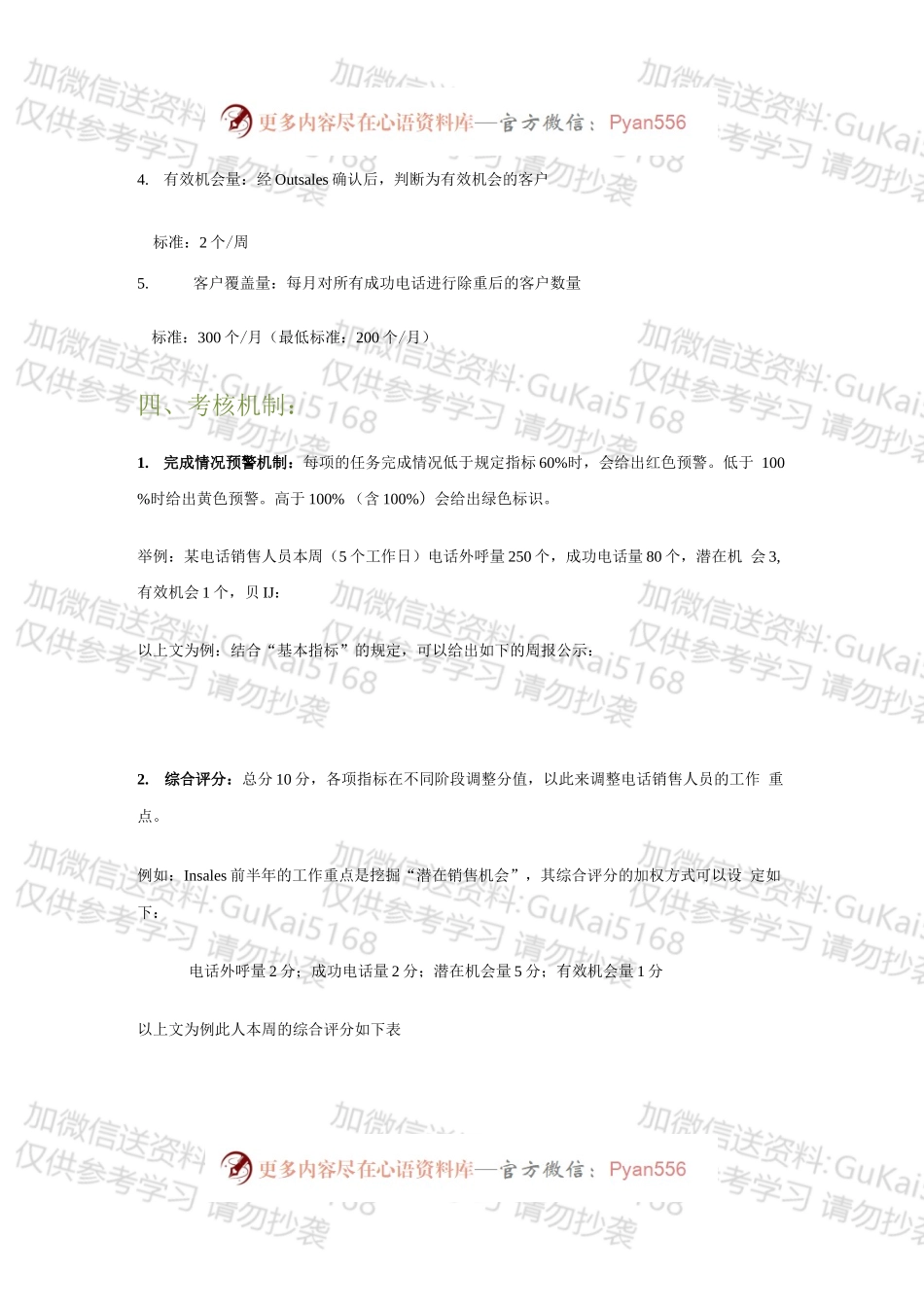 电话销售考核标准.docx_第2页