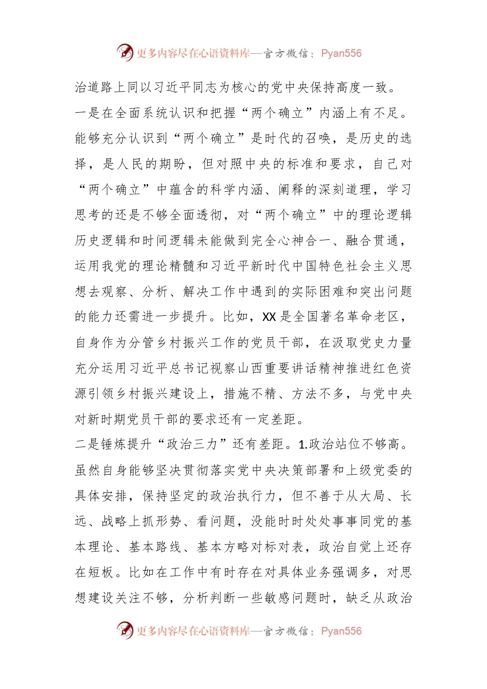 某市政府副市长民主生活会个人对照检查材料.docx_第2页