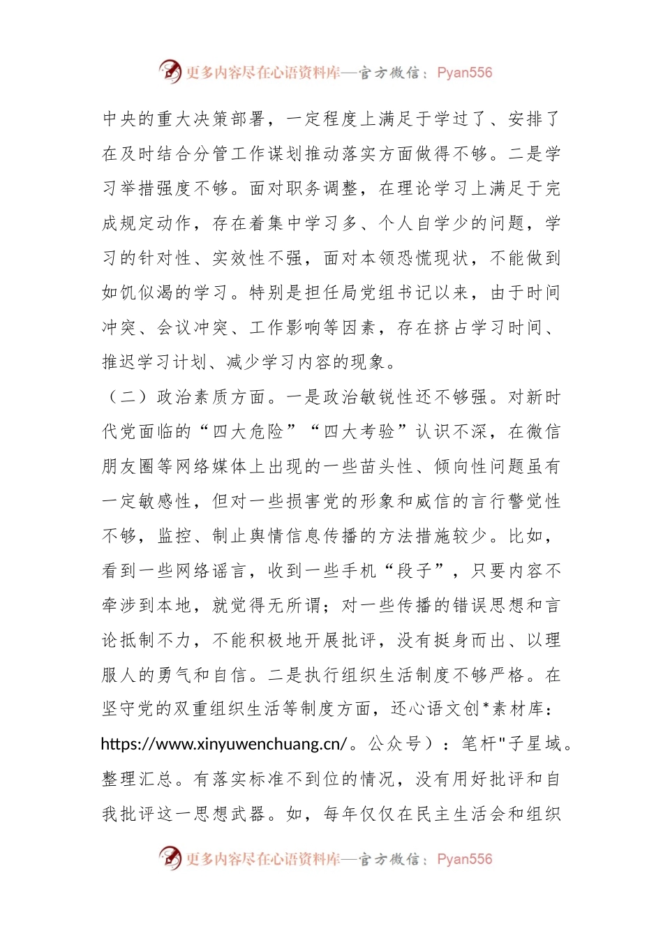 某市民政局党组书记2023年专题民主生活会发言稿材料.docx_第2页