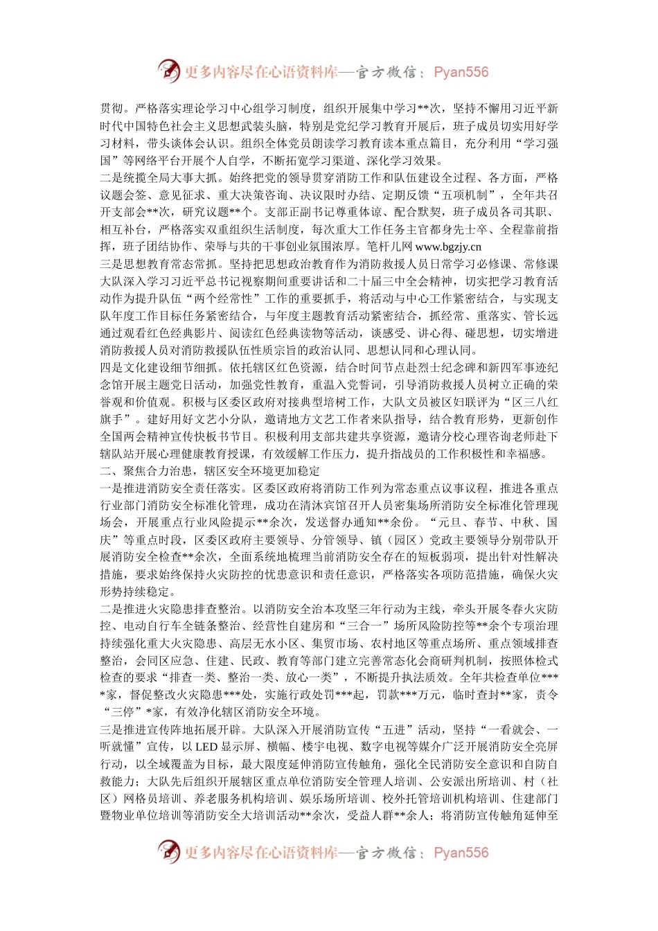 消防救援大队2024年度述职述廉报告.docx_第2页