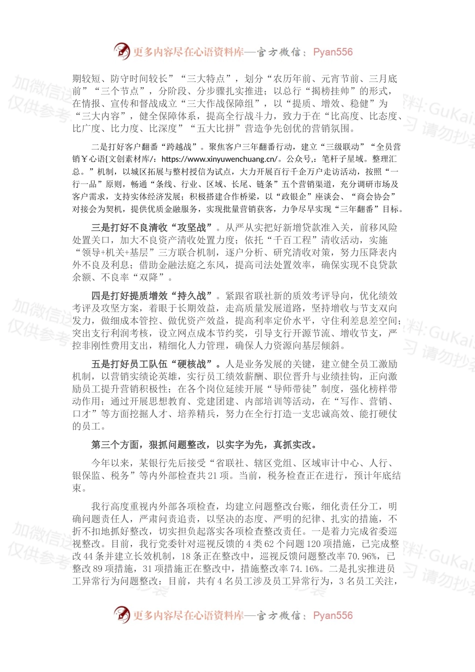 某银行2023年工作思路座谈会发言稿.docx_第2页