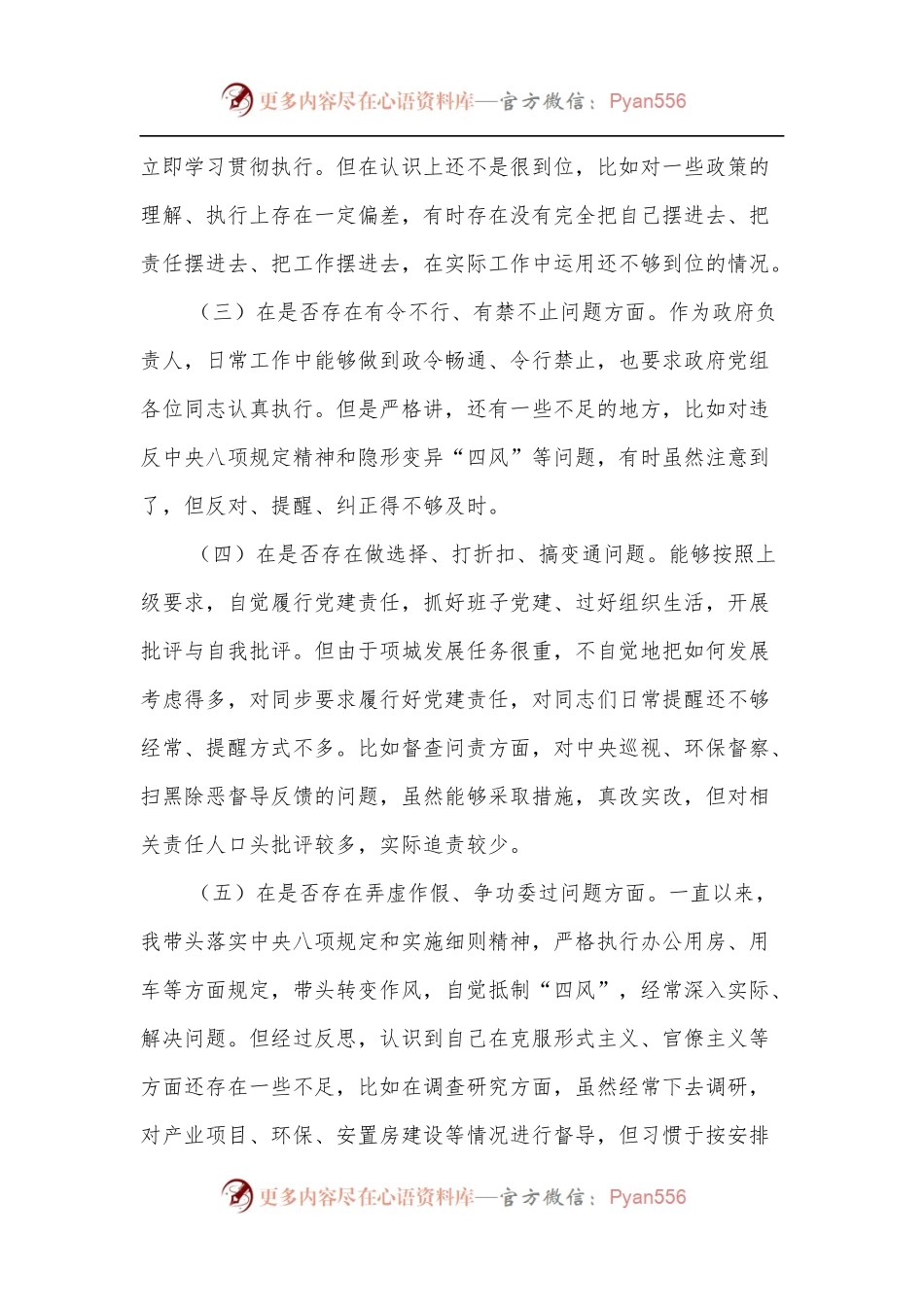 民主生活会发言提纲（一）.docx_第2页
