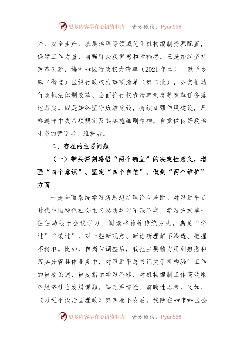 民编办副主任年度民主生活会个人对照检查材料.docx_第2页