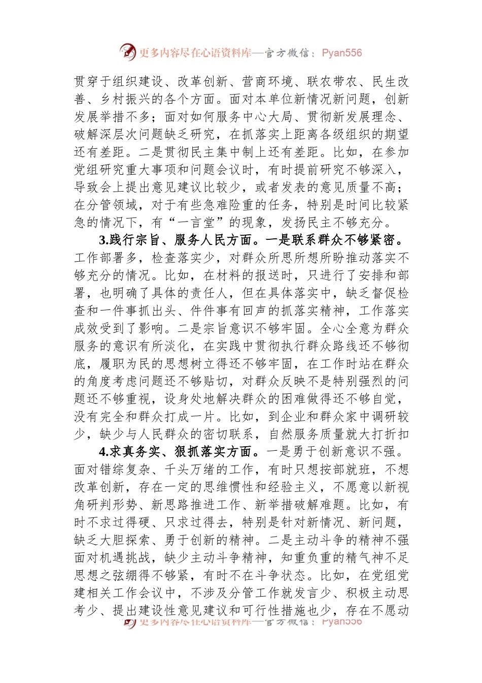 班子成员主题教育专题民主生活会个人对照检查发言稿提纲.docx_第2页