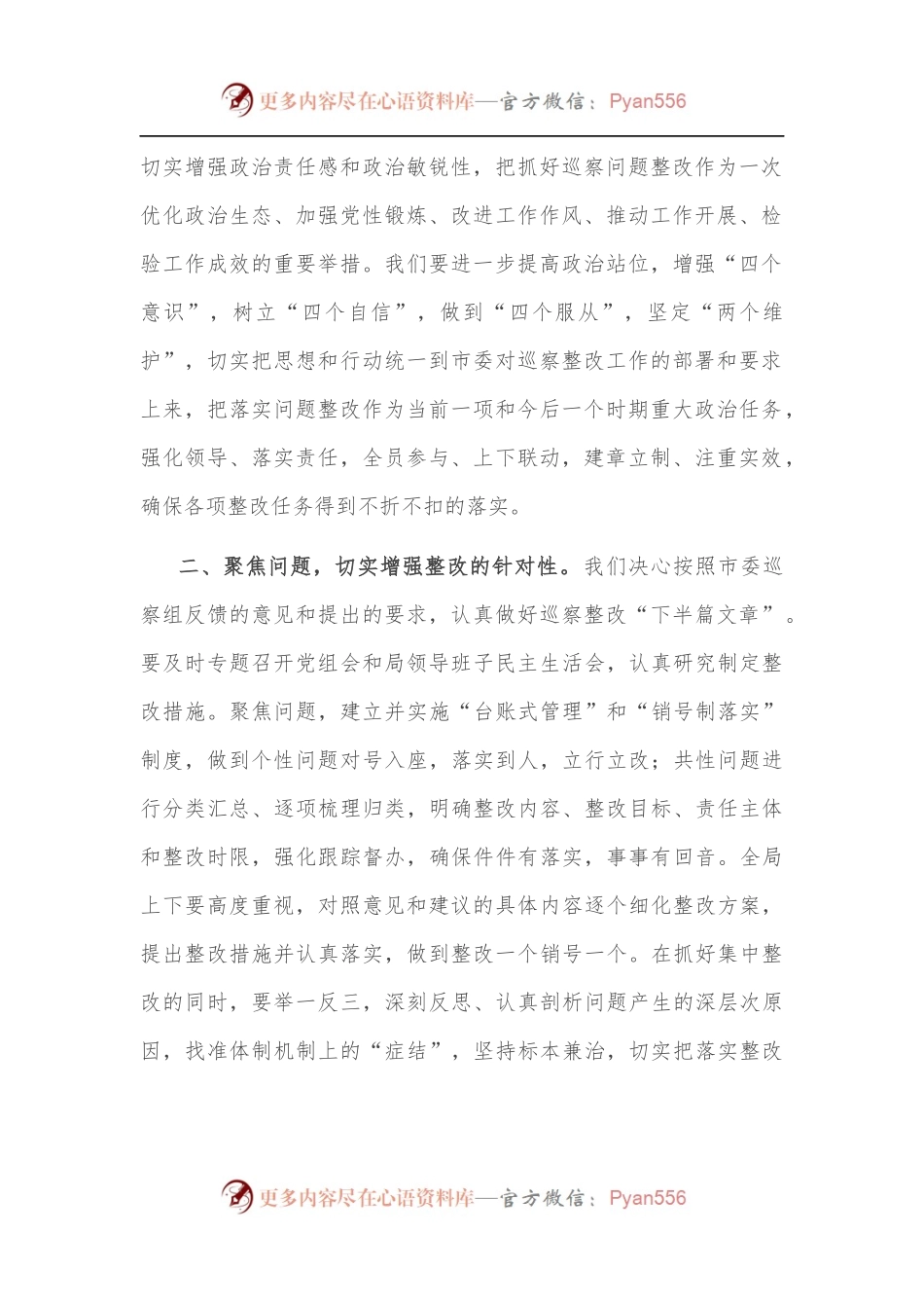 某局巡察表态发言.docx_第2页