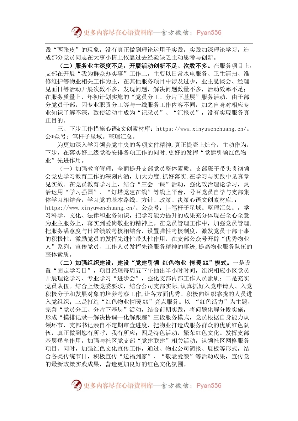 物业公司党组织202X年党建述职总结报告.docx_第2页