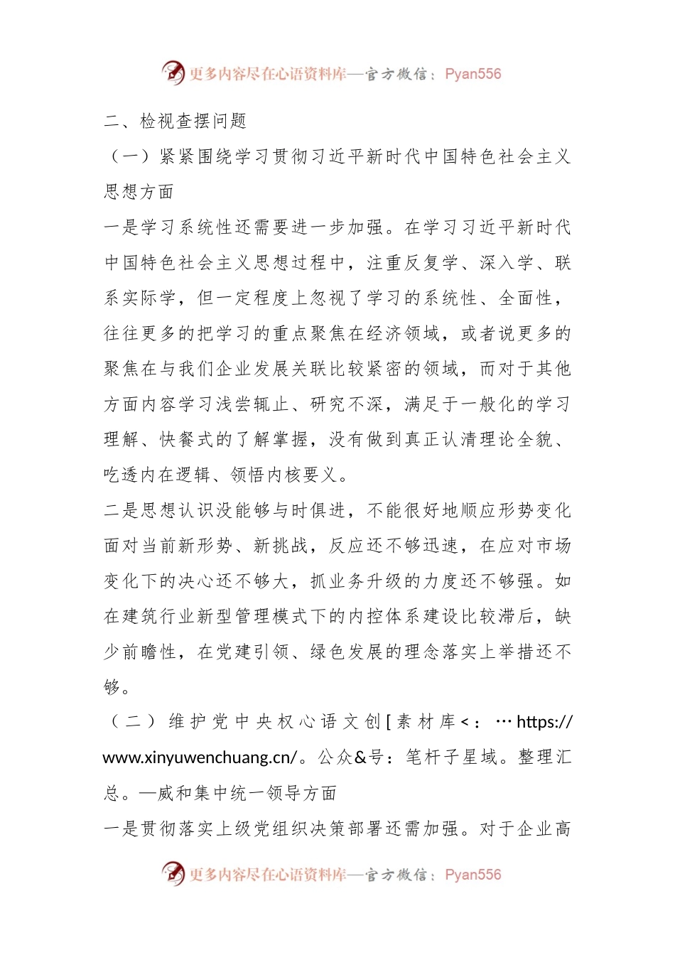 某企业党委书记第二批主题教育专题民主生活会对照检查材料.docx_第2页