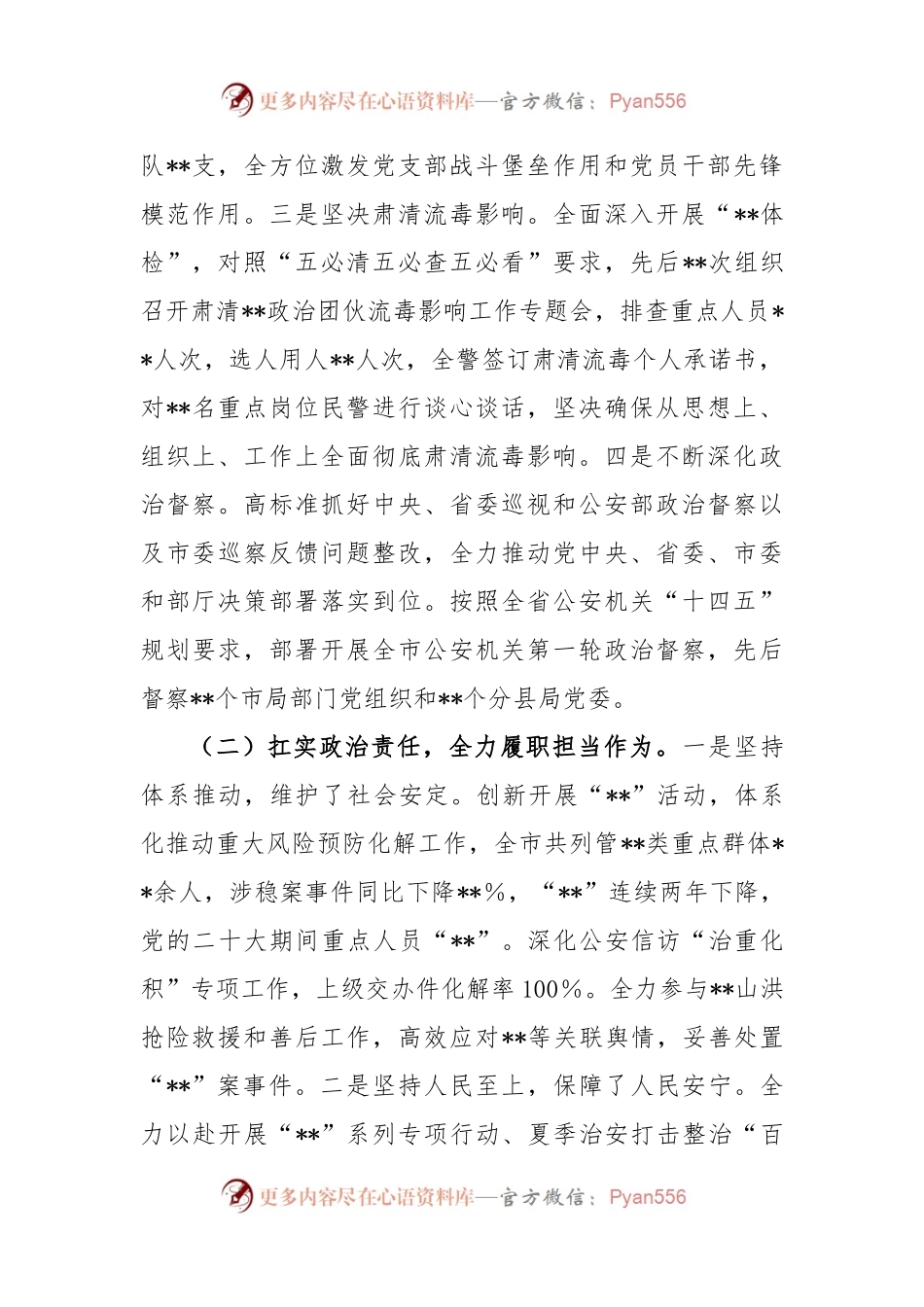 某公安局领导个人2022年度述职报告.docx_第2页
