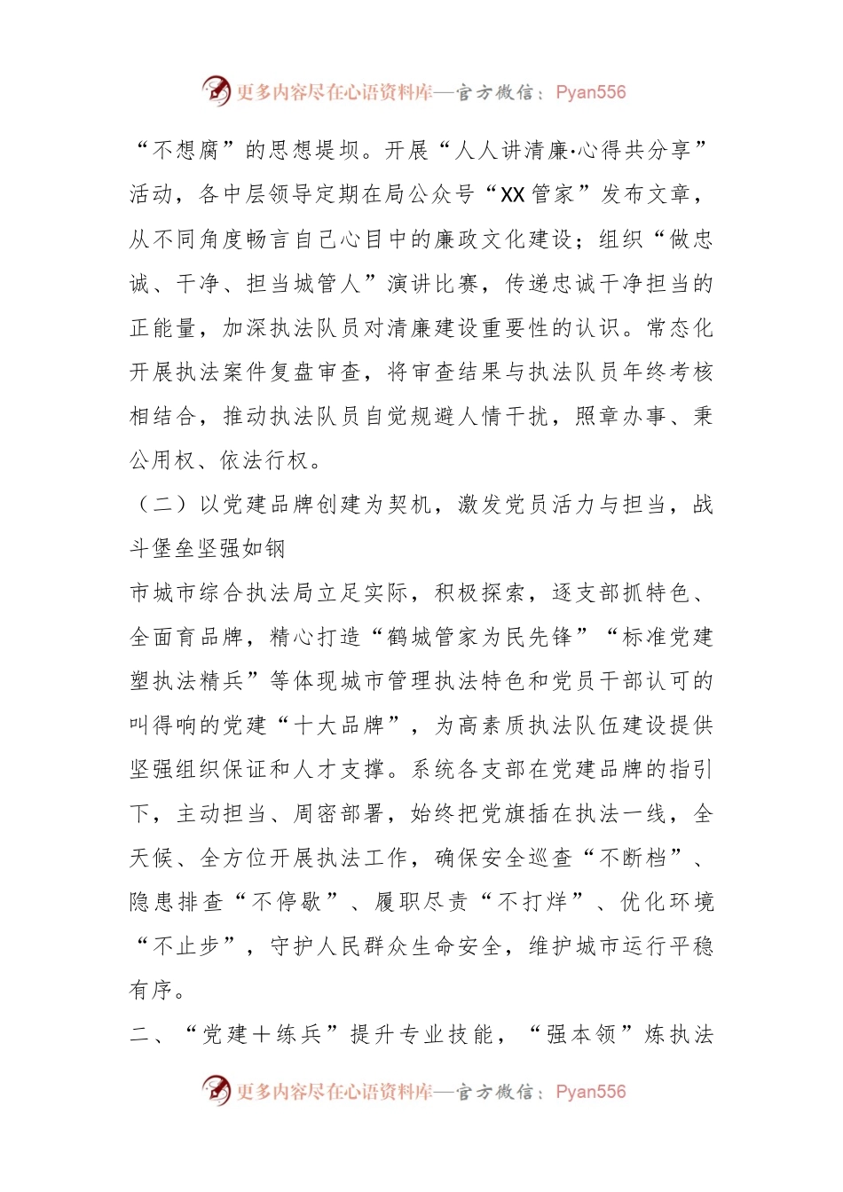 某市综合执法局党建引领推动城市管理工作经验材料.docx_第2页