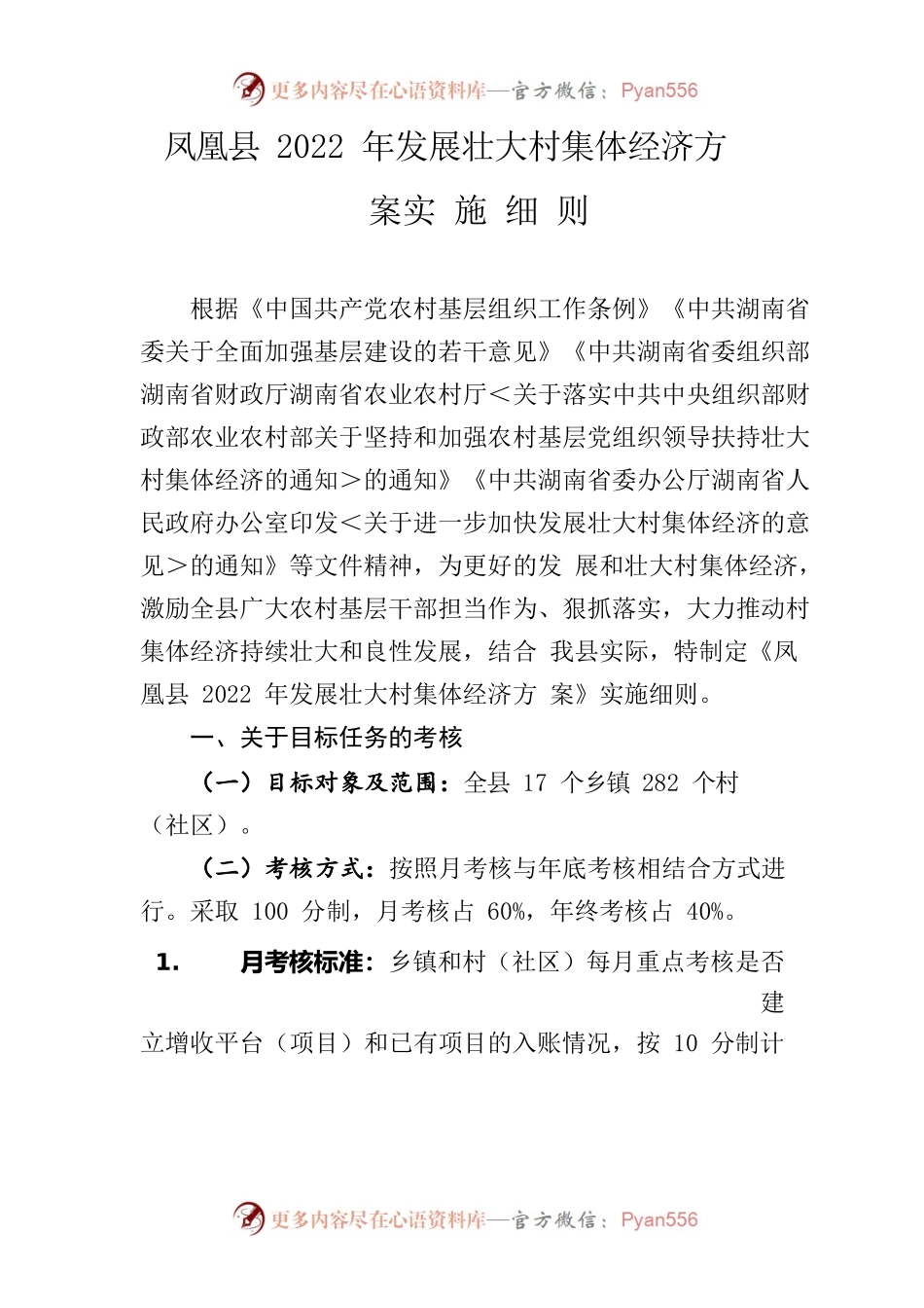 村集体经济实施细则.docx_第1页