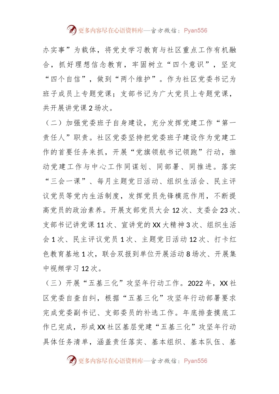 某某村（社区）党支部202X年度抓基层党建工作述职报告.docx_第2页