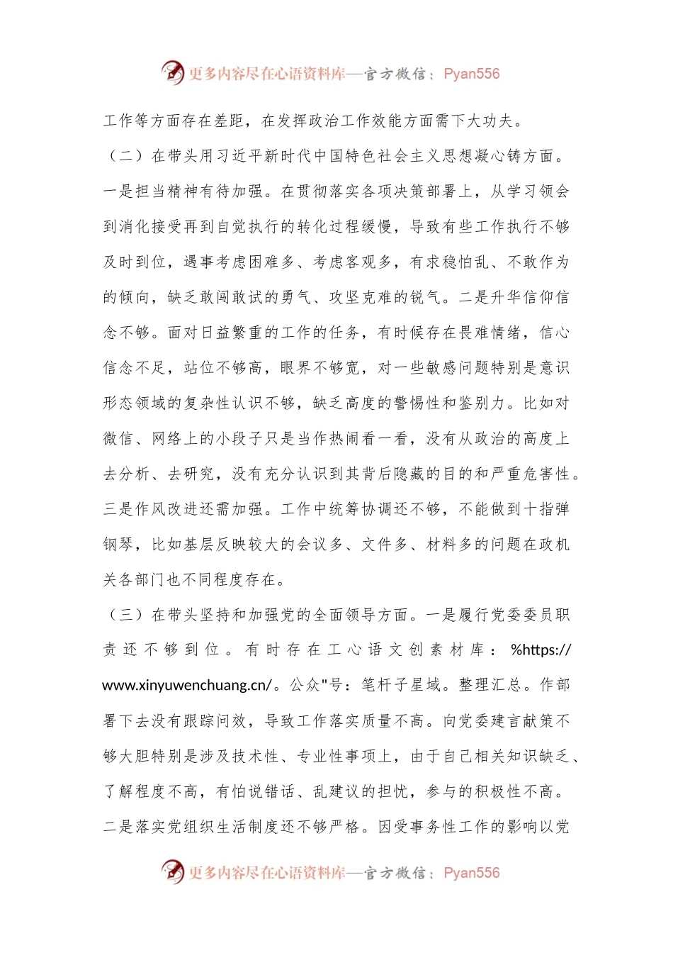 某副局长2022年度民主生活会个人对照检查材料（全文3461字）.docx_第2页