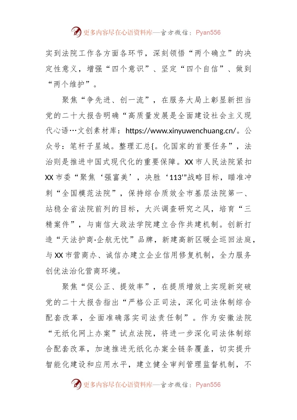 法院院长在中心组理论学习上的研讨发言：踔厉奋发正当时 笃行不怠勇争先.docx_第2页
