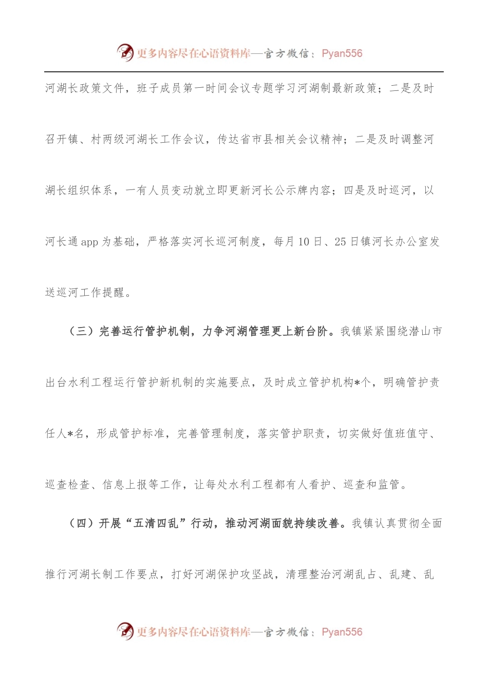 某镇河湖长制工作汇报.docx_第2页