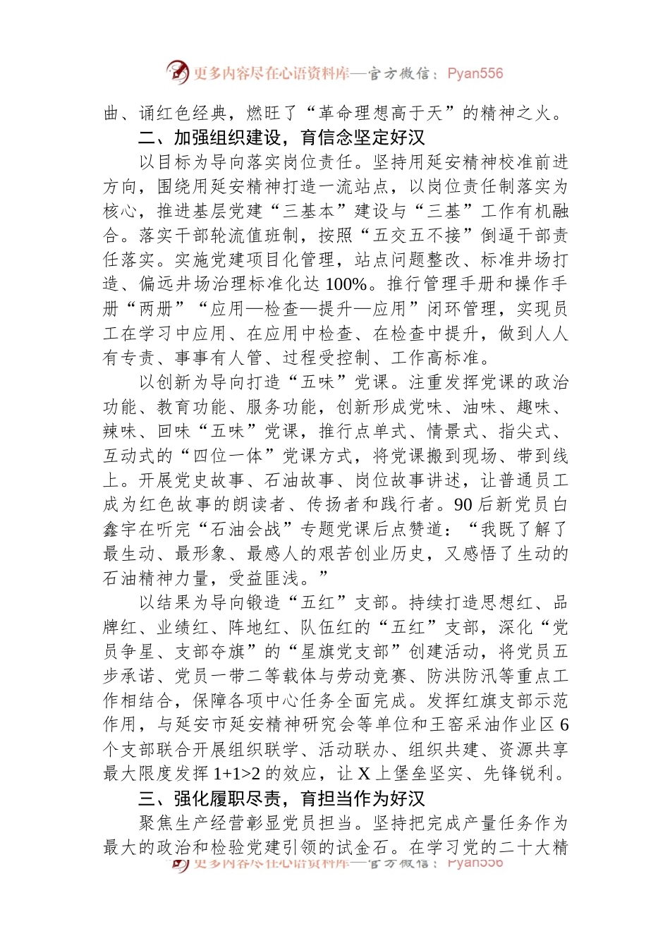 某国企党支部经验交流材料.docx_第2页