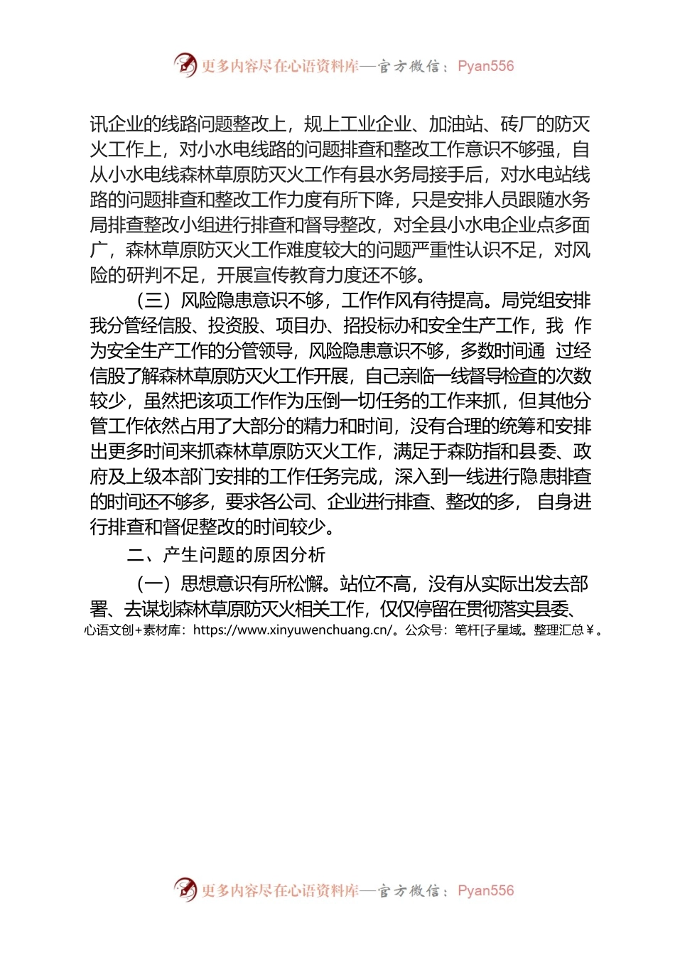 森林草原护林防火反思材料——易国洪(2021.4.27).docx_第2页