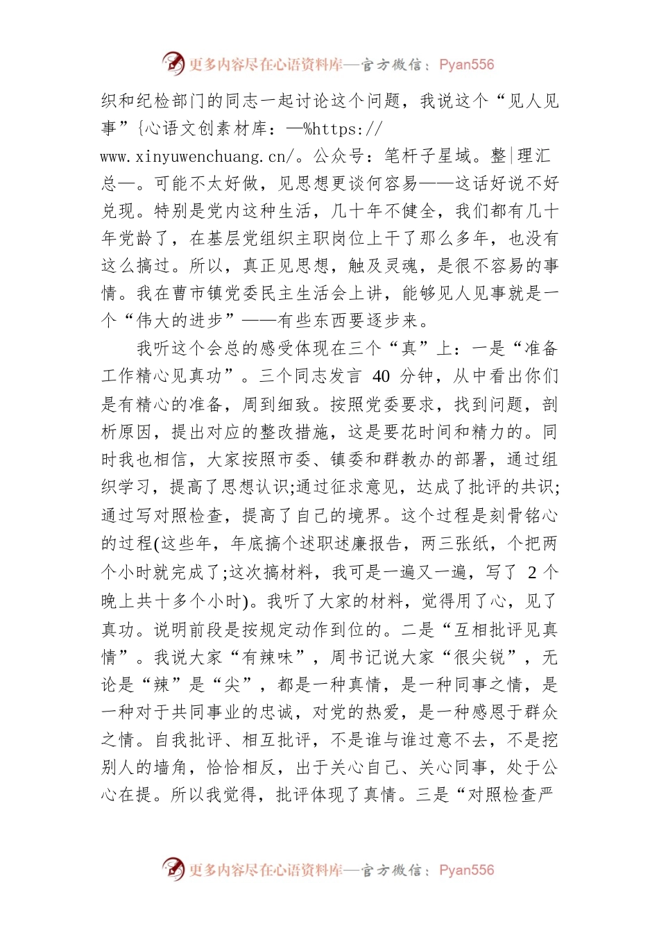 村组织生活会发言材料（1）.docx_第2页