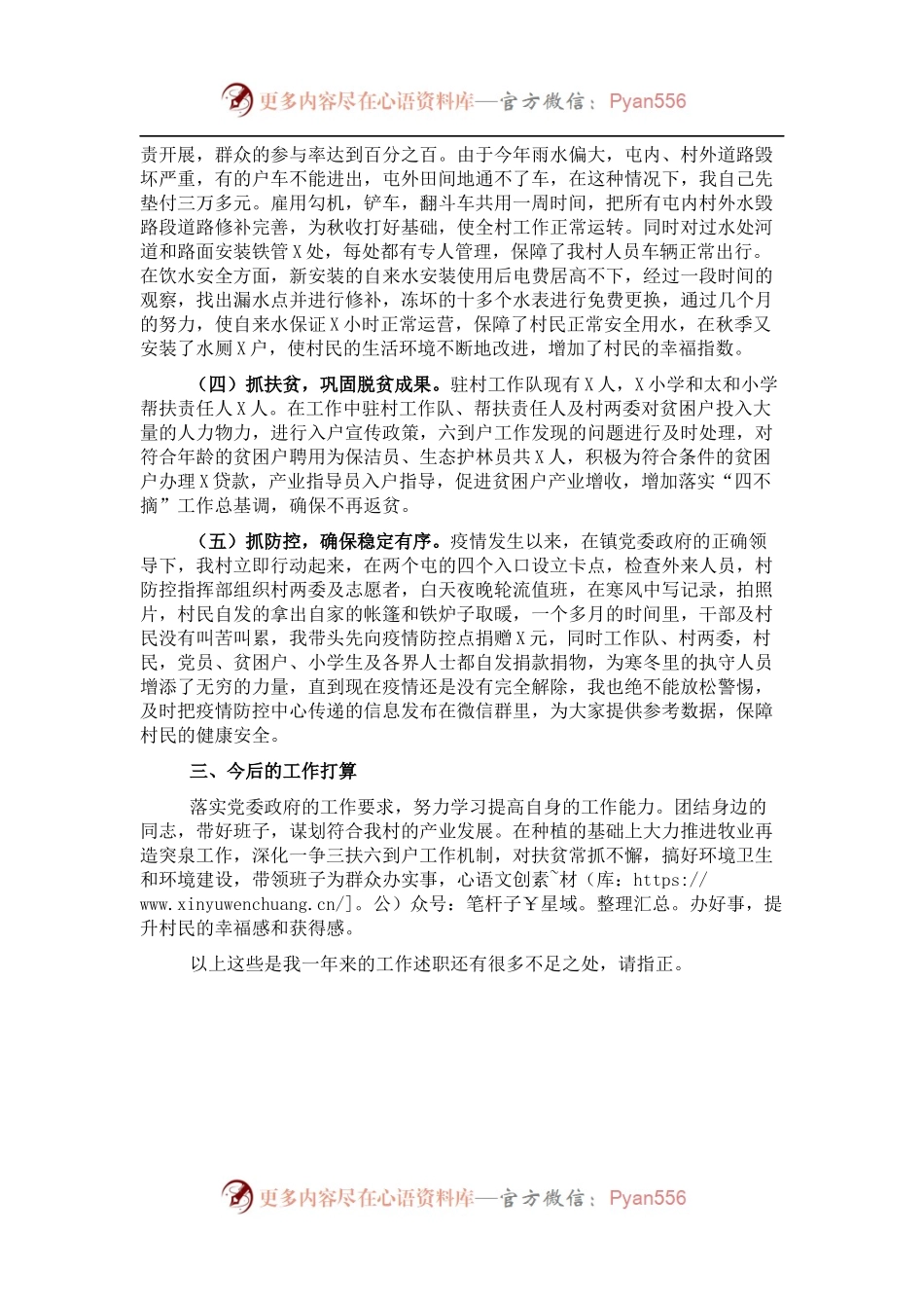 村支部书记述职报告.docx_第2页