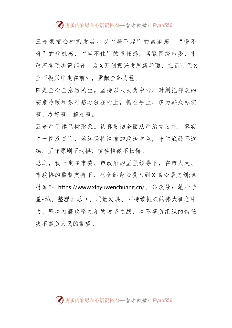 某市人民政府副市长供职发言.docx_第2页