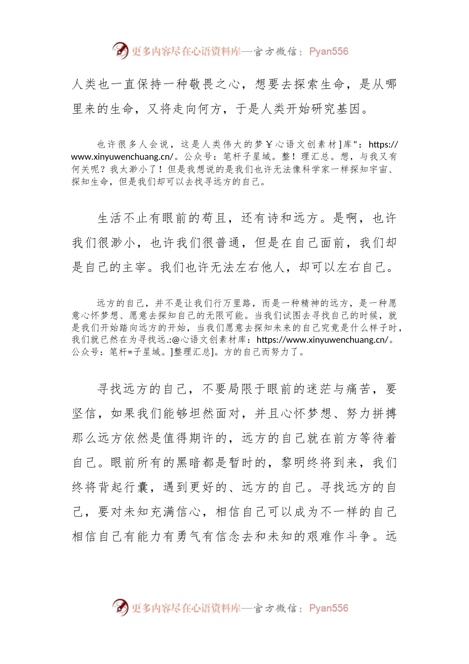 演讲稿：寻找远方的自己.docx_第2页