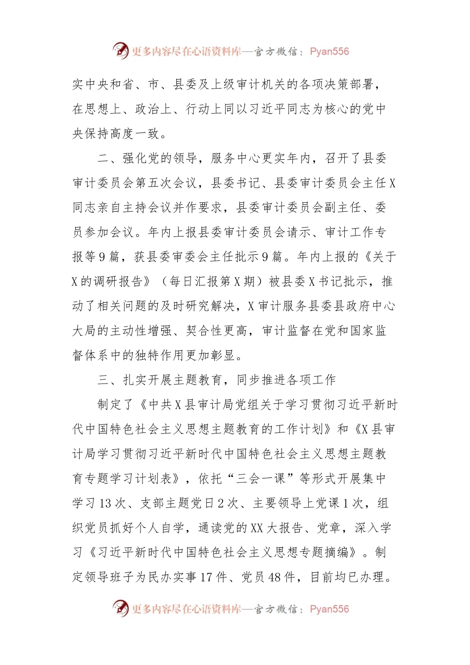 某县审计局领导班子2023年度工作总结.docx_第2页