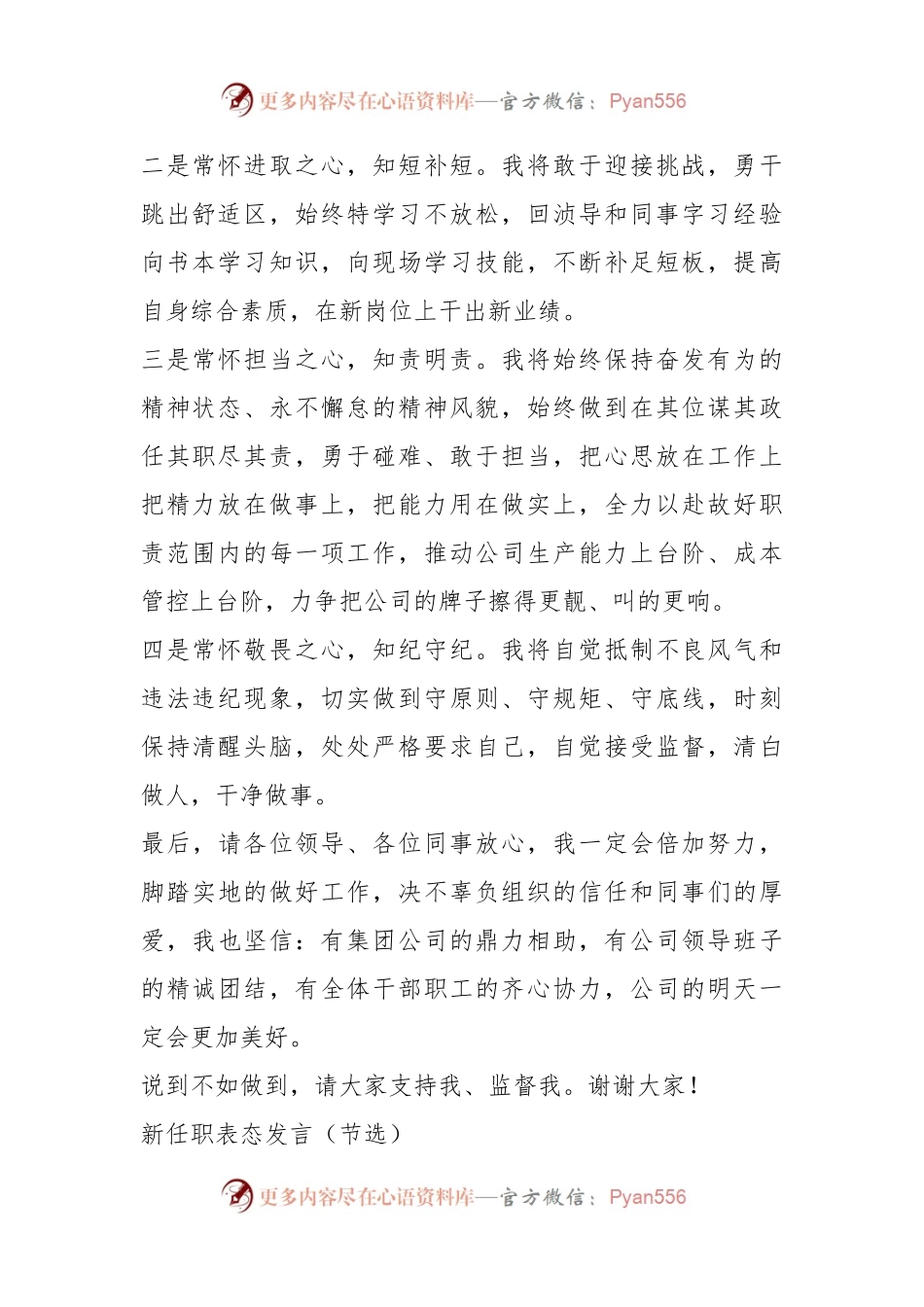 新提拔人员表态发言.docx_第2页