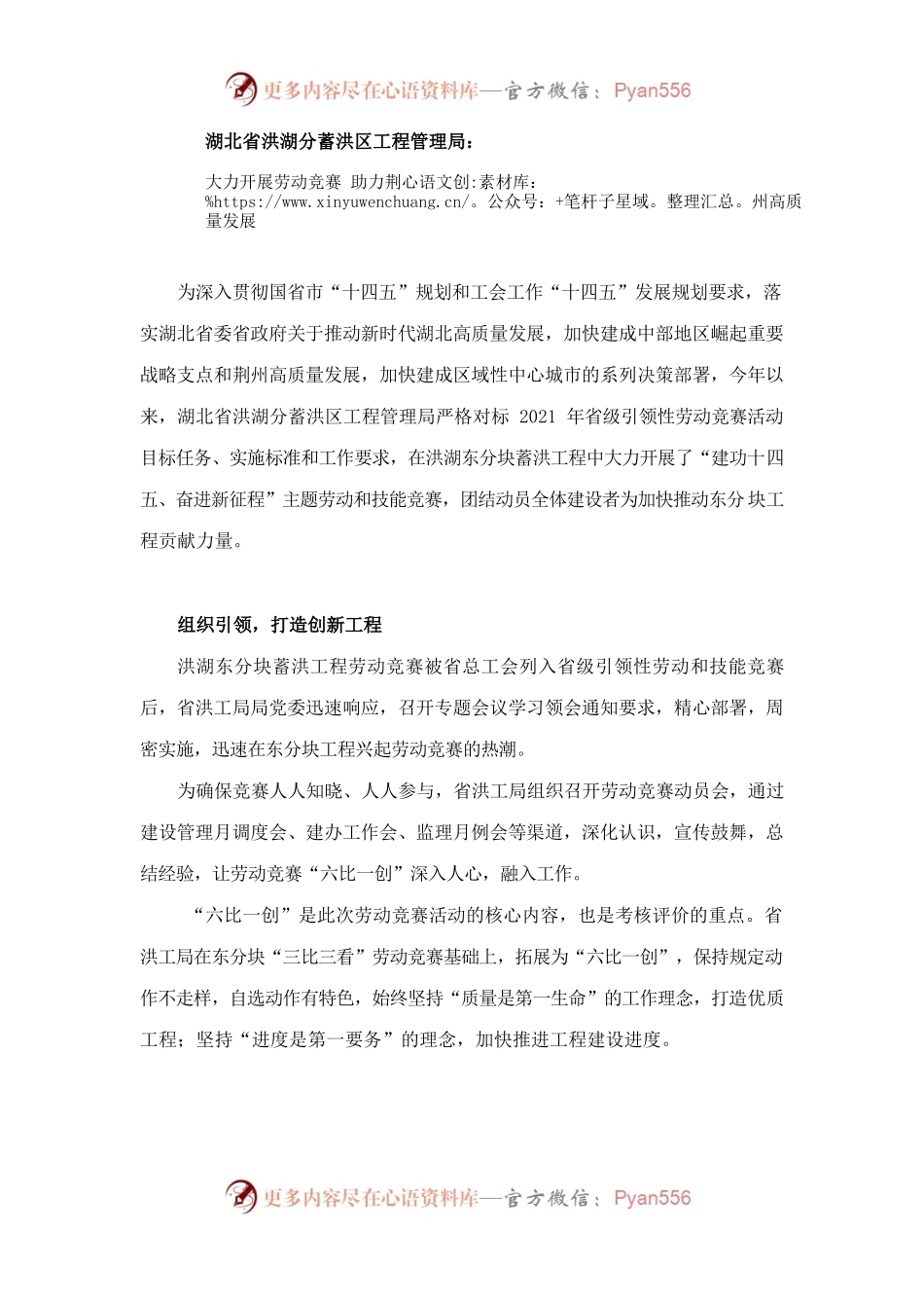 洪湖东分块蓄洪工程劳动竞赛.docx_第1页
