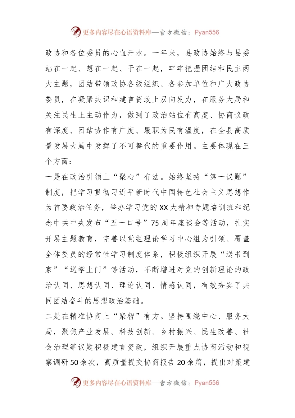 某县委书记在2024年两会政协会议开幕式上的讲话稿.docx_第2页