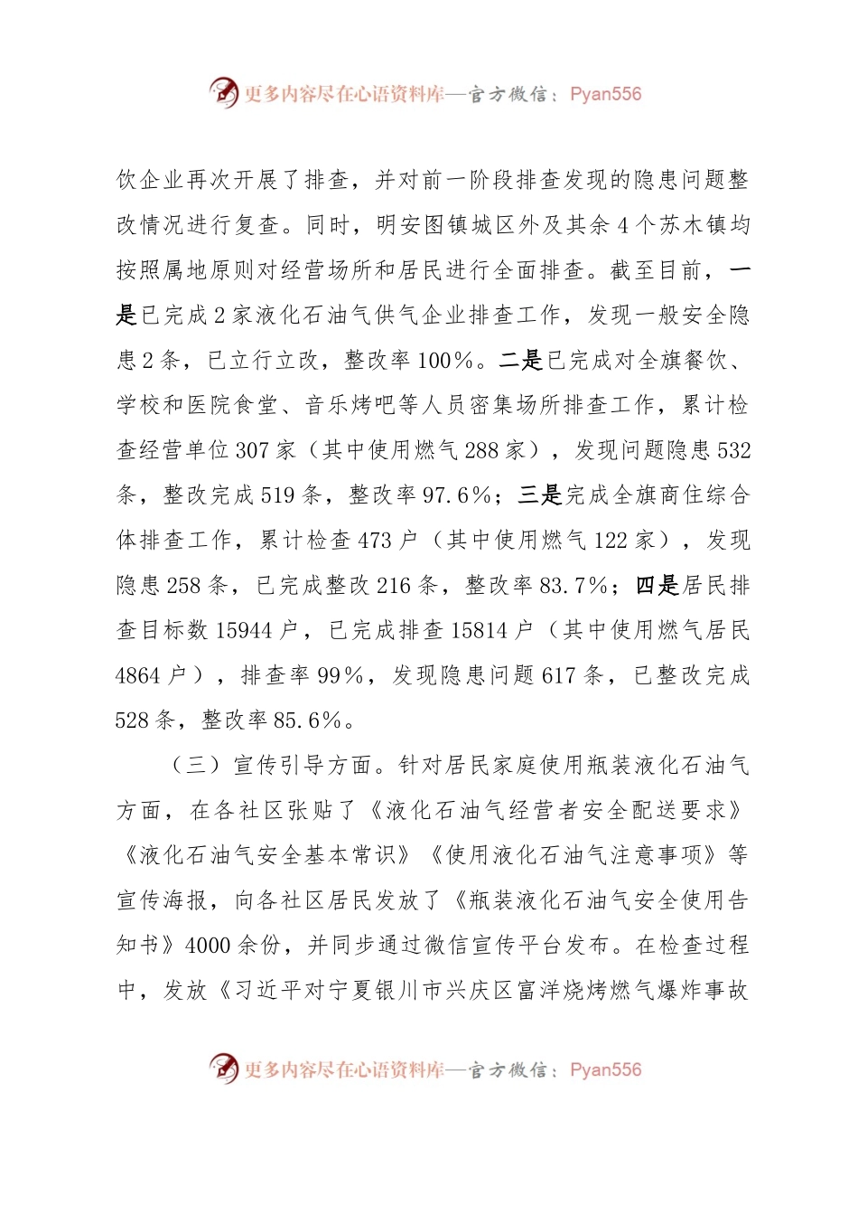 燃气领域安全排查整治工作开展情况汇报.docx_第2页