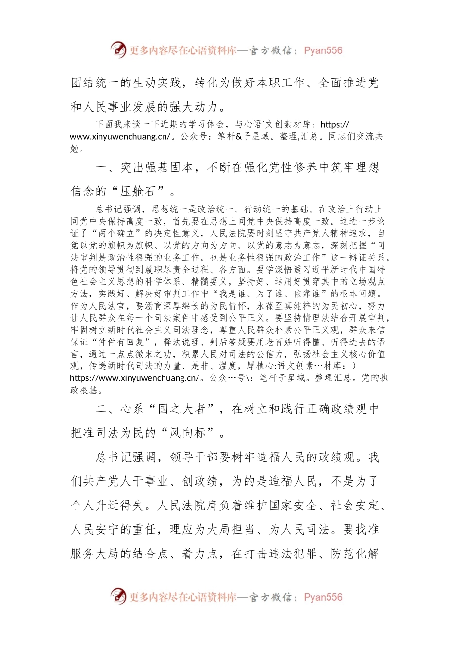 法院在理论中心组上关于严肃党内政治生活、牢固树立和践行正确政绩观的交流发言稿.docx_第2页