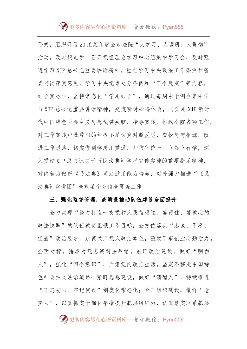某某市法院政法队伍教育整顿工作总结.docx_第2页