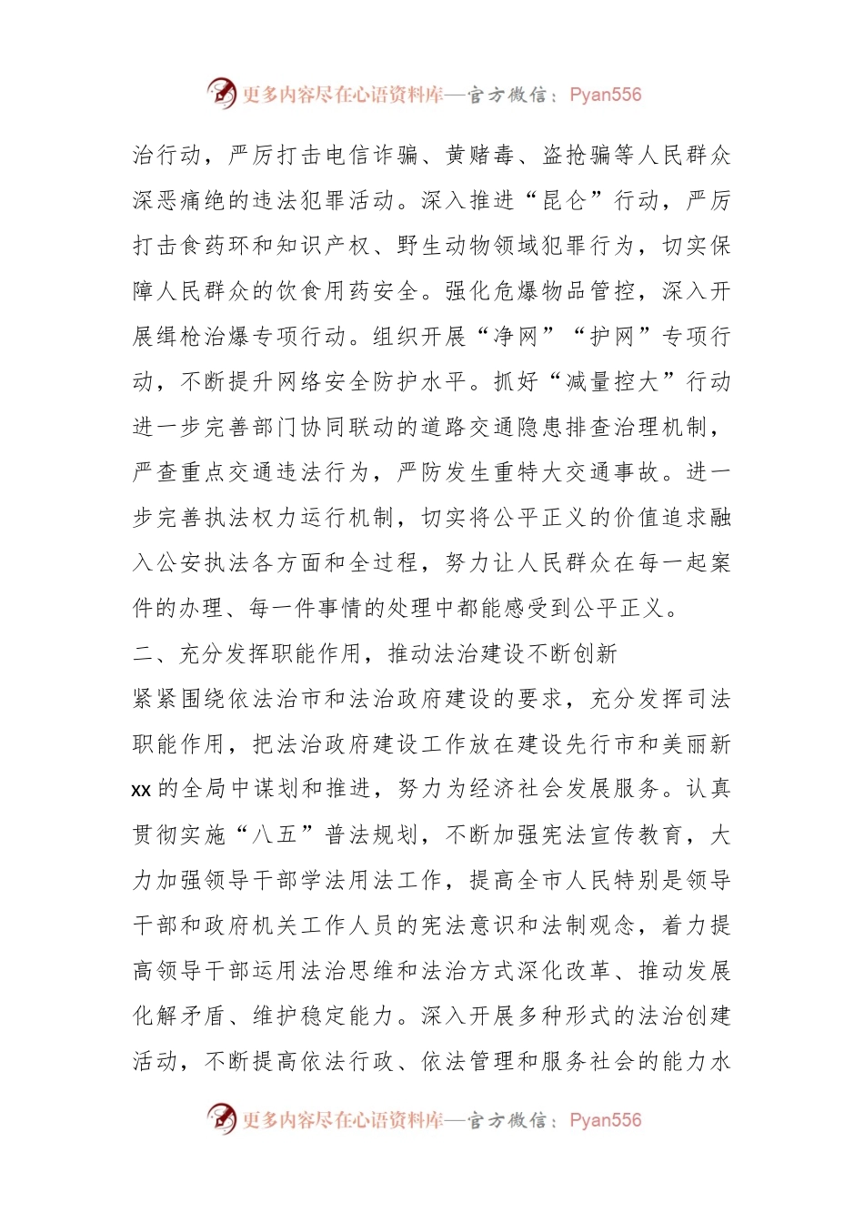 有关分管公安副市长在政府常务会上的交流发言.docx_第2页
