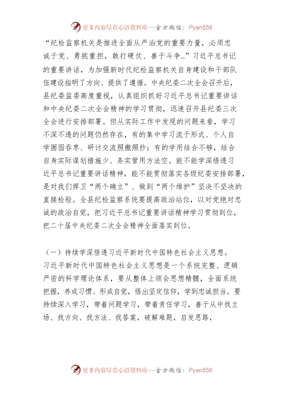 某县纪委书记在开展“深学习、实调研、抓落实”工作年活动动员会上的讲话.docx_第2页
